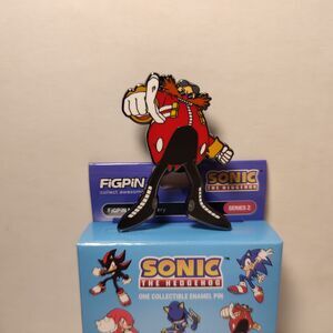 Sonic The Hedgehog Eggman Y449 FigPin Mini Enamel Pin Rare Unclaimed Badge